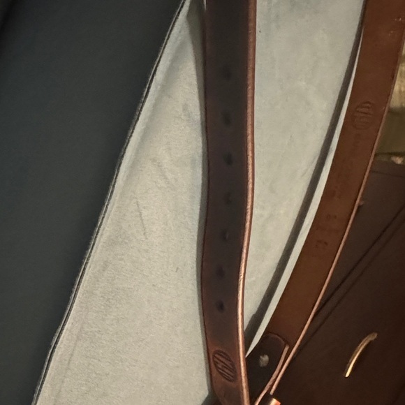 1791 GunLeather Men's Premium Brown Leather Belt pants size 32, gun belt size 36 - Picture 7 of 11